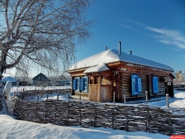 ДЕРЕВЕНСКИЙ БЛОКНОТ. Первый зимний день в Сростках