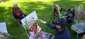 Профессиональные художники и студенты отделений ИЗО рисовали портреты сростинцев.