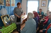 Открыта выставка рукодельниц села Сростки «Волшебная ниточка»